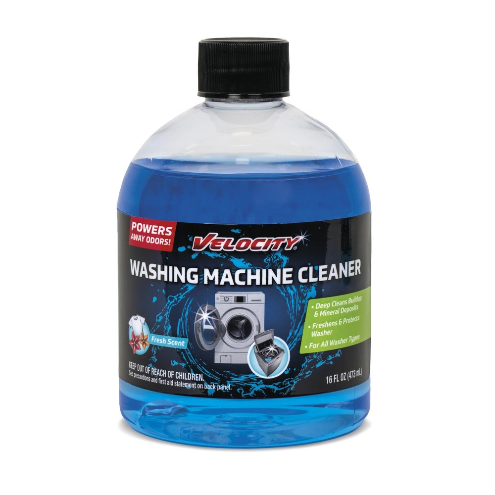Washing Machine Cleaner 4 Uses Per Bottle Removes Stains Odor Front Top HE