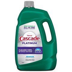Cascade Platinum Dishwasher Detergent Gel, 125 fl oz