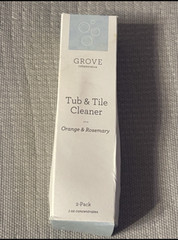 Grove Collaborative Lot Of 2 Tub & Tile Cleaner ORANGE & ROSEMARY Size 1 oz NIB