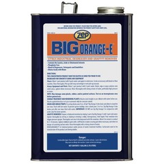 Zep Big Orange-E Heavy-Duty Citrus Degreaser Liquid – 1 Gallon (Case of 4) 48524