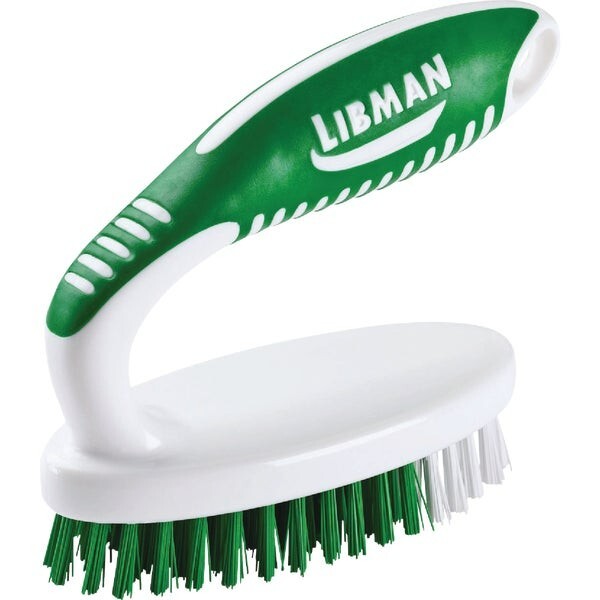 (4)-Libman 4.25 In. Polymer Bristle Rubber Grip Scrub Brush Model: 15