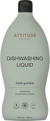 ATTITUDE Dish Soap, EWG Verified, Plant-Based & Vegan Dishwashing Liquid