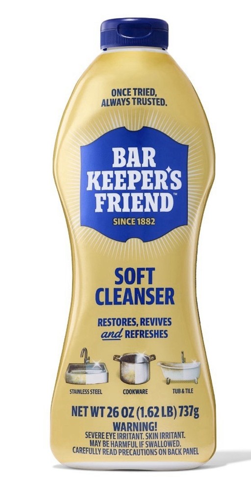 Bar Keepers Friend Soft Cleanser Liquid 26 oz All-Purpose Cleaner Kitchen Bath