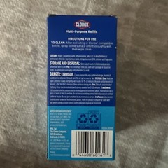 2 Pack Clorox Multi-Purpose Concentrate Refills Crisp Lemon Bleach Free (x4)
