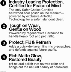 Hardwood Floor Luster-Polish 27Oz-2Pk | Plant-Derived W/Carnauba | Safer Choice,