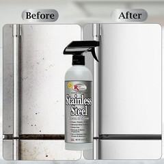 Stainless Steel Cleaner and Polish, Streak-Free Cleaning Solution for Chrome …