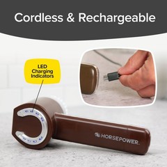 Horsepower Handheld Cordless Rechargeable Spinning Power Scrubber