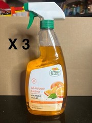 3 – Citrus Magic All Purpose Cleaner 22 oz Orange Blast !! Lot Of 3 NEW