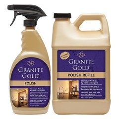 Granite Gold Stone Polish Spray 24 fl oz Countertops Quartz Marble