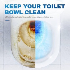Vacplus Toilet Bowl Cleaners – 3 Pack, Krazy Clean Automatic Long-Lasting Toilet