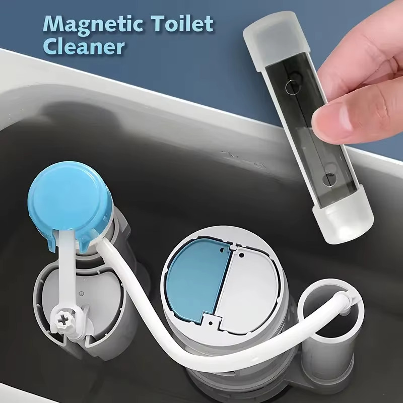 Magnetic Toilet Bowl Tank Cleaner 2 Pack Chemical Free Long Lasting Easy to Use