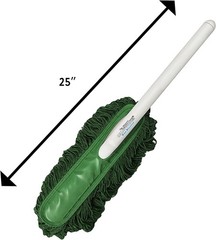 California Car Duster Plastic Handle with Green Mop 62457
