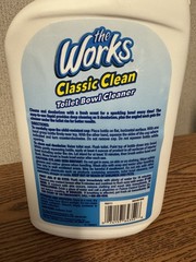 4 Pack of The Works Toilet Bowl Cleaner 24oz each