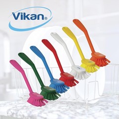 Rust-Resistant Dish Brush with Ergonomic Handle for Efficient Cleaning