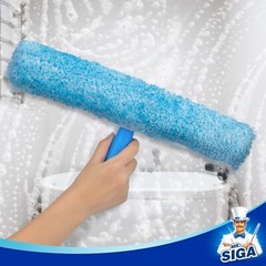 Window Cleaning Combo Squeegee & Microfiber 14″ Lightweight for Home Use