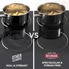 Weiman Glass Stove Top Complete Cleaning Kit Cleaner Scrubber & Scraper Included