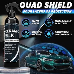 Ceramic Coating Spray – High Gloss Hydrophobic Protection Chemical Resistant