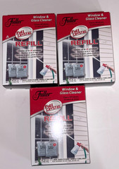 Fuller “Full Crystal” Window Glass Cleaner Refill 3 Boxes – 5 Total Packs NEW