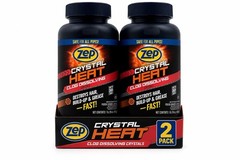 2-Pack Zep Crystal Heat Dissolver 16 Oz Drain Cleaner Crystals hair ,soap clogs