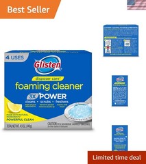 Natural Foaming Garbage Disposal Cleaner & Odor Eliminator – Lemon Scent, 4 Uses