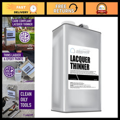 Professional Strength Lacquer Thinner 1 Gallon – Medium-Dry, Cleans Tools & Spra