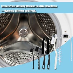 Washing Machine Cleaning Brush,Dryer Vent Cleaner Kit,Crevice Brush for Bathroom