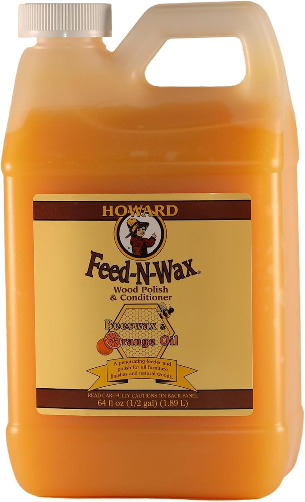 Feed-N-Wax Wood Polish and Conditioner, 64-Ounce