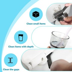 Washing Machine Cleaning Brush,Dryer Vent Cleaner Kit,Crevice Brush for Bathroom