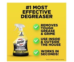 Easy-Off HEAVY DUTY Cleaner DEGREASER Stove Oven Engine Parts Tools 32ozSpray,3P