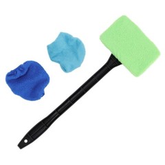 3x Microfiber Car Wiper Windshield Cleaning Auto Glass Window Cleaner Brush Tool