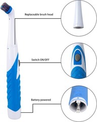 Versatile Cordless Cleaning Brush with 4 Heads for Bathroom, Kitchen, and More