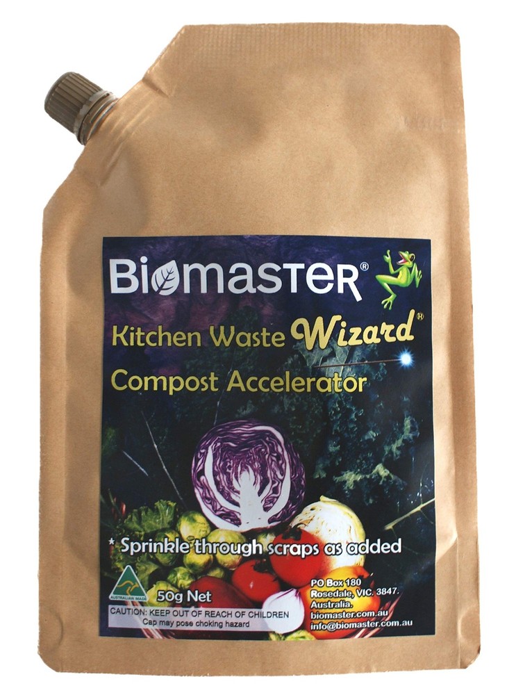 Kitchen Waste Wizard Compost Accelerator – 50g – Natural