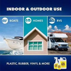Professional-Grade Mildew & Mold Stain Remover + Cleaner – Instant Contact St…
