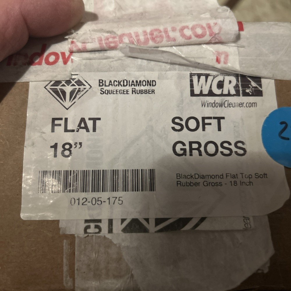 Lot Of 38 Squeegee Blade,18 in W,Black Diamond