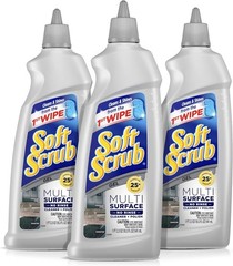 3 Pack Soft Scrub Gel Multi-Surface Cleaner 18.3oz – Safe for Stone & Stainless