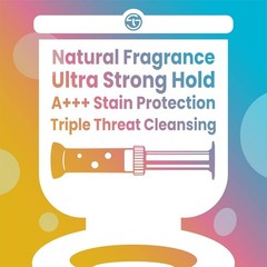 Toilet Cleaner Gel, Deodorizer, 64 Stamps, Ocean Scent