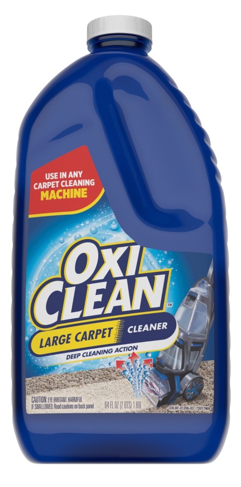 OxiClean Large Area Carpet Cleaner Liquid, Deep Cleaning Action (64 fl oz)