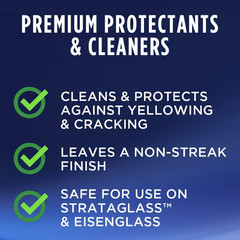 303 Products Marine Clear Vinyl Protective Cleaner, Clear Vinyl Window Cleaner &