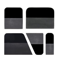 PPF Squeegee Kit 5 in 1 Anti-Scratch Soft TPU Scraper for Vinyl,Small Tint Sq…