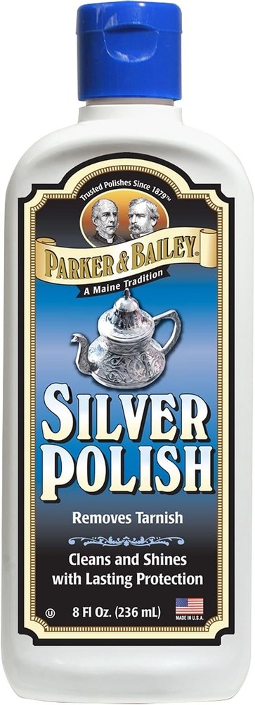 Parker and Bailey Silver Polish Cleaner Tarnish Remover Jewelry Cleaner 8 oz NEW