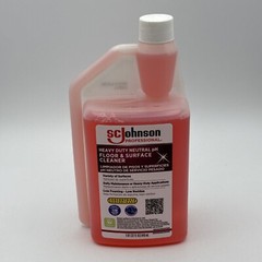 1 Qt. Heavy Duty Neutral Floor Cleaner sqeeze and pour bottle