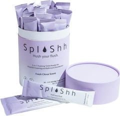 Splashh 5 in 1 Toilet Bowl Cleaner, 30 Powder Packets, No Harsh Chemicals, Repla