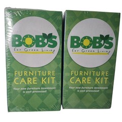 BOB’S For Green Living Furniture Care Kit Fabric Rug Cleaner Wood Polish 2 PACK