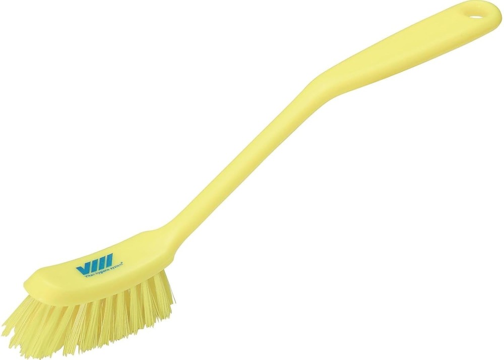 Slip-Resistant Narrow Dish Brush for Kitchens and Bathrooms – 11-Inch Heavy Duty
