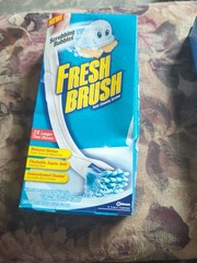 Scrubbing Bubbles Fresh Brush Starter Kit Toilet Cleaning System Flushable Pads