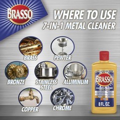 NEW Brasso-2660089334 Multi-Purpose Metal Polish, 8 oz(FAST SHIPPING)
