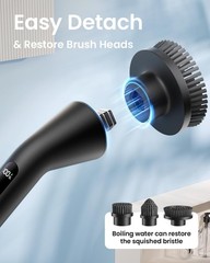 Electric Spin Scrubber, 2026 Upgraded Cordless Cleaning Brush Bathroom Scrubb…
