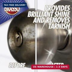 8 oz Brasso Metal Polish –All Purpose Cleaner for Brass, Bronze, Chrome & Copper