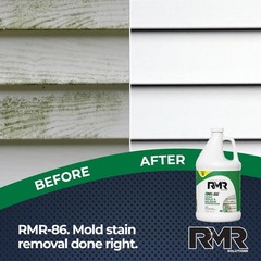 RMR-86 Instant Mold & Mildew Stain Remover Spray – 128 Fl Oz, No Scrub Formula