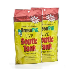 GREEN PIG Live Septic Tank Treatment Aids in the Breakdown of Septic Waste t…